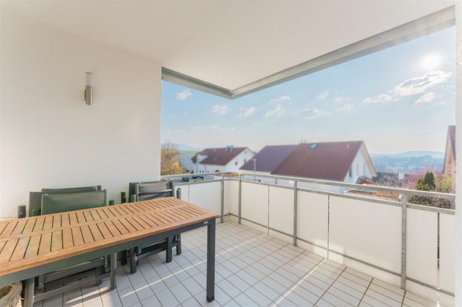 Ausblick Balkon