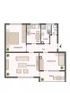 Grundriss - Sofort frei: 3 Zimmer-ETW. im 1.OG mit Balkon und Stell­platz
